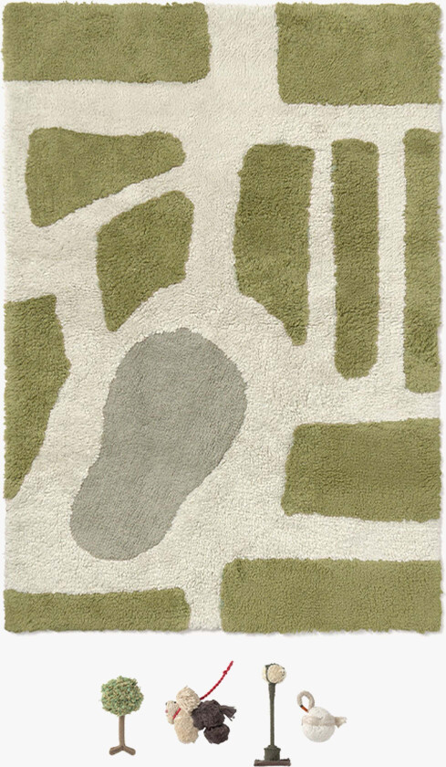 Lorena Canals Vaskbart Leketeppe 90x130 Hyde Park - Gulvtepper - Bomull