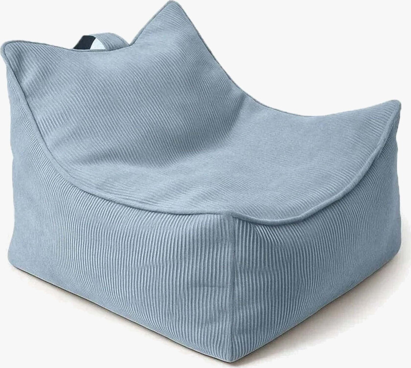 Meowbaby Slimcord Saccosekk, Turquoise - Sittemøbler - 100% Polyester