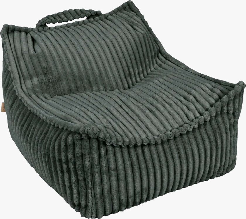 Meowbaby Churros Saccosekk, Pineforest Green - Sittemøbler - 100% Polyester