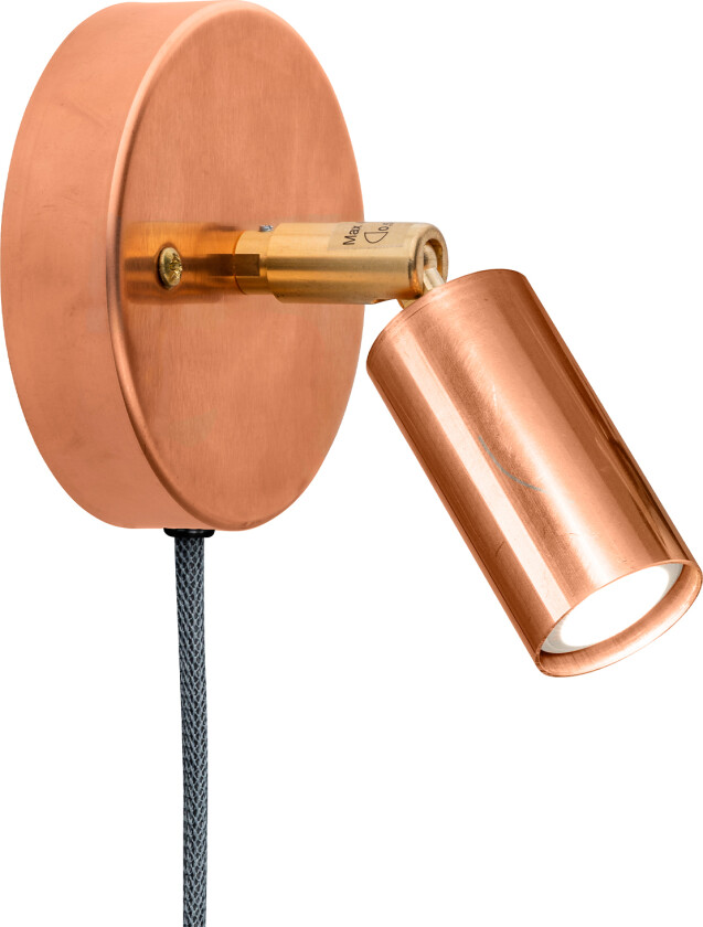 Starlight 1 spotlight with cable – Raw copper - Spotlights - Jonas Bohlin - Bronse