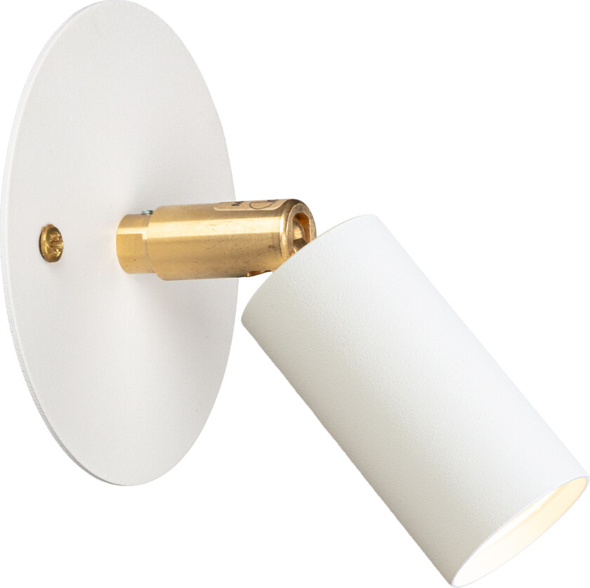 Starlight 1 spotlight fixed wall plate – White textured lacquer RAL 9016 - Spotlights - Jonas Bohlin - Hvit