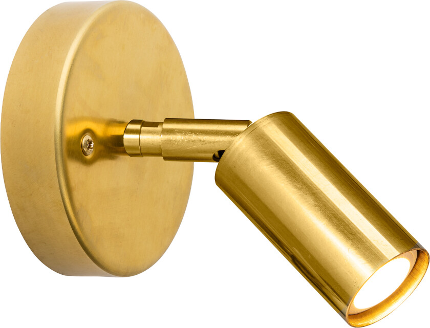 Starlight 1 spotlight fixed installation – Raw brass - Spotlights - Jonas Bohlin - Gull