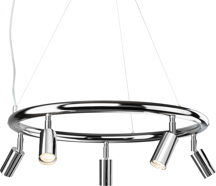 Starlight chandelier Ø60cm – Nickel-plated brass - Lysekroner - Jonas Bohlin - Sølv