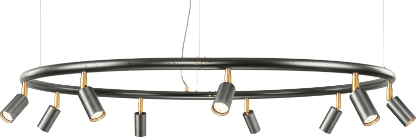 Starlight chandelier Ø100cm – Raw steel - Lysekroner - Jonas Bohlin - Sølv