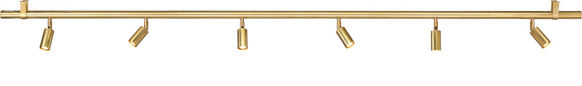 Starlight 6 spotlights – Raw brass - Spotlights - Jonas Bohlin - Gull