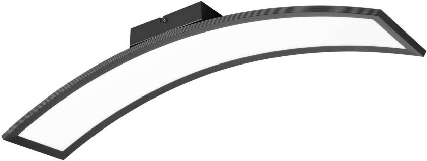 LED-taklampe Sigma, svart, 3000 K, 2600 lm, metall