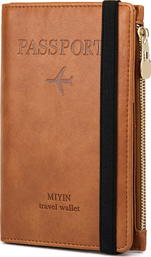 Bilde av Slank RFID-blokkerende passlommebok - Reisearrangør med flere formål