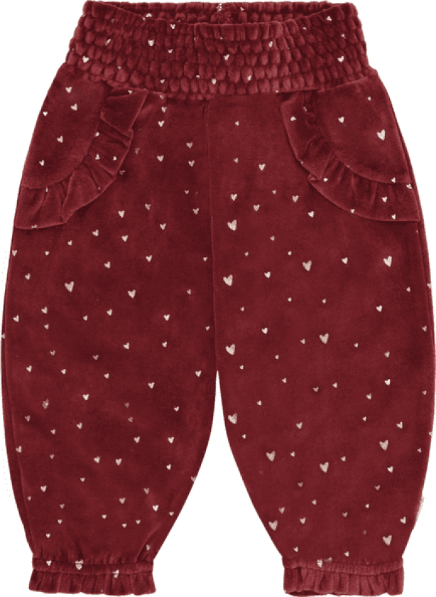 Hust and Claire Hctrine bukse til baby, New Maroon