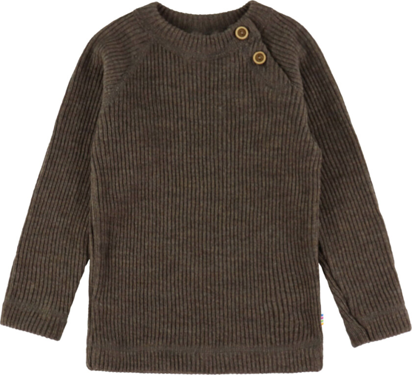 Genser - Strikk - Ull - Brun Melert - - 70 - Genser