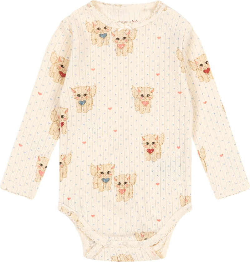 Body I/e - Minnie - Miao Amore m. Hullmønster - - 1½ år (86) - Langermet Body