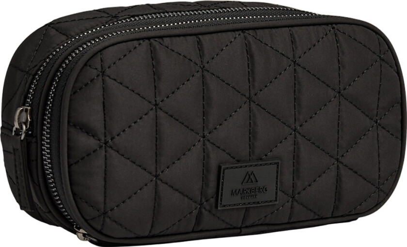 Sminke Lommebok - JustMBG - Quilt - Black - - OneSize - Toalettveske