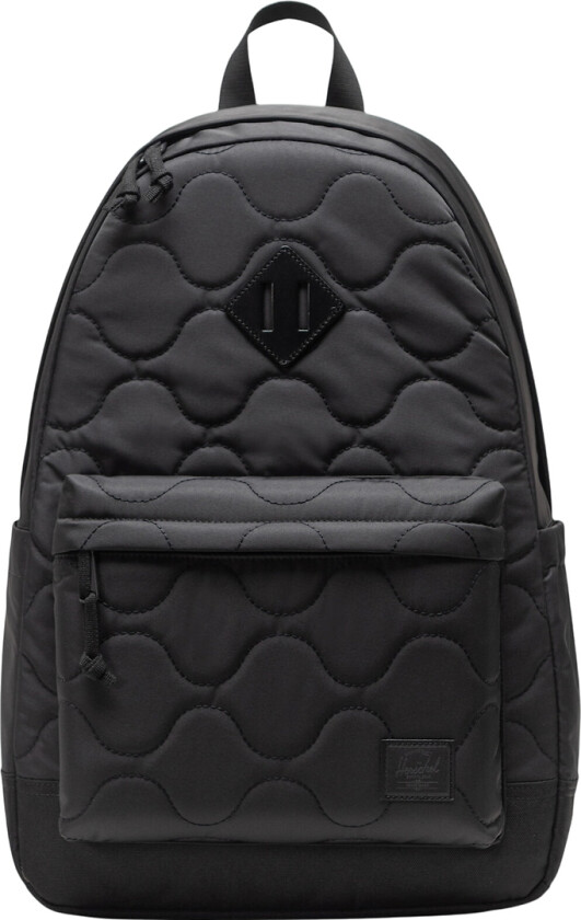 Ryggsekk - Quiltet Kapsel - Black - - OneSize - Ryggsekk