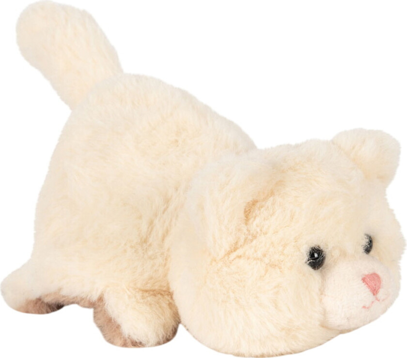 Kosedyr - Vendbart plysjdyr - 17x12 cm - Beige - - OneSize - Kosedyr