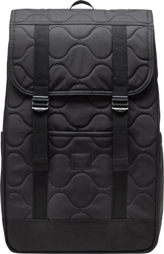 Ryggsekk - Quiltet Kapsel - Black - - OneSize - Ryggsekk