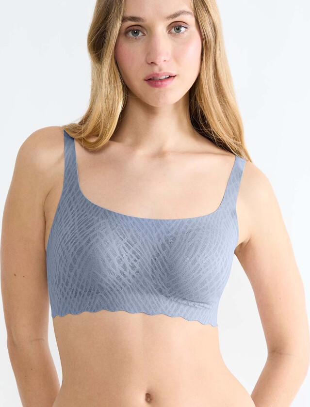 Zero Feel Bliss BH topp, blå, Størrelse: M, Kvinner