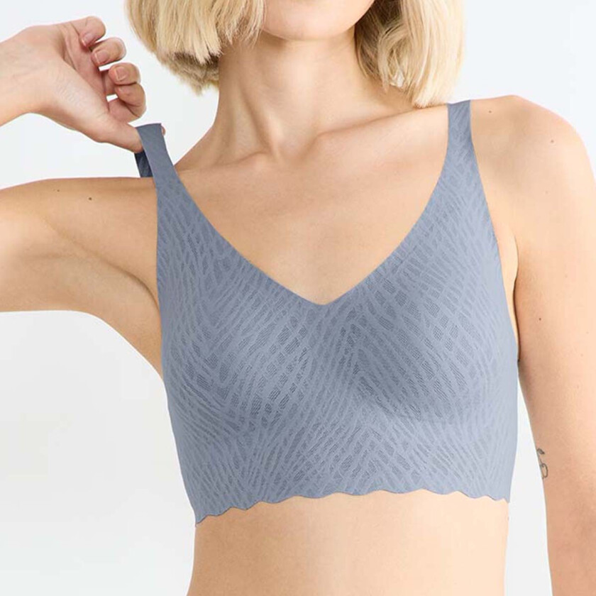 Zero Feel Bliss bralette BH, blå, Størrelse: S, Kvinner