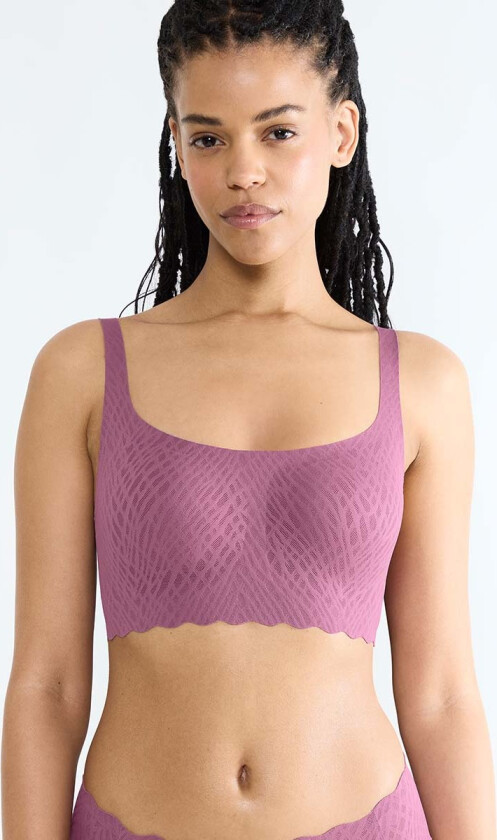Zero Feel Bliss BH topp, lilla, Størrelse: M, Kvinner