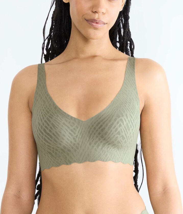 Zero Feel Bliss bralette BH, grønn, Størrelse: L, Kvinner