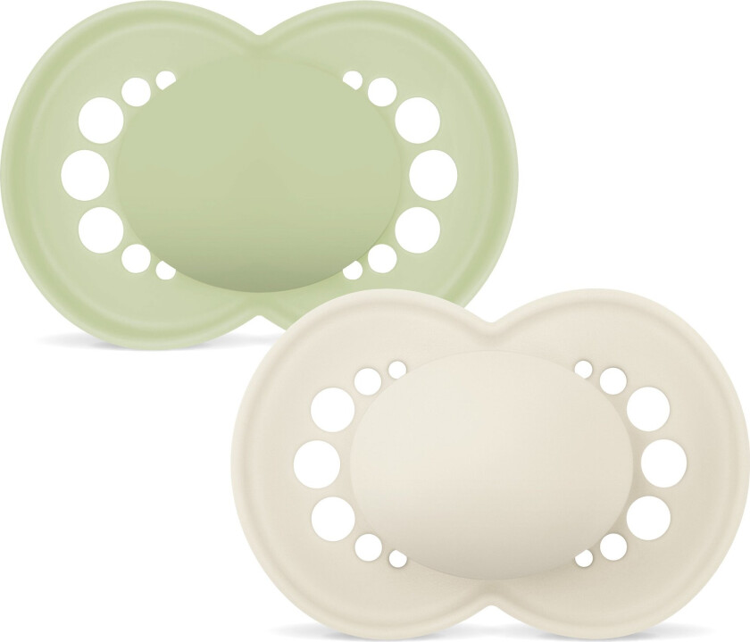 Orig Silk Pacifier 2-Pack - Green - 16-36 months