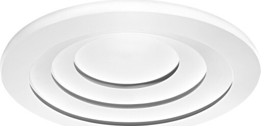 Smart+ Wifi Spiral ceiling, justerbar hvit, Ø50 cm