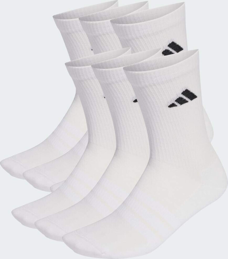 CUSHIONED CREW SOKKER, 6 par