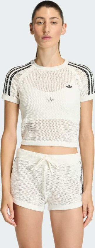 KNITTED CROCHET CALI T-SKJORTE