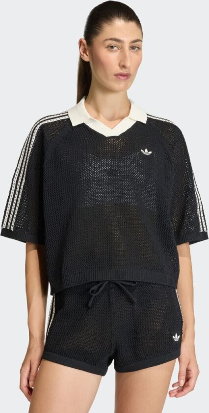 KNITTED CROCHET POLO