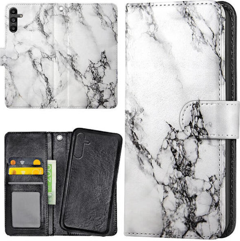 Samsung Galaxy S25 FE - Lommebok Deksel Marmor
