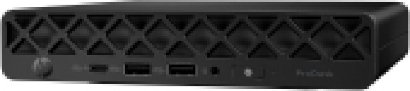 ProDesk 4 G1i AI - Mini Core Ultra 7 - RAM 32 GB - SSD 512 GB - NVMe - Gigabit Ethernet - Win 11 Pro - monitor: ingen - jakksvart