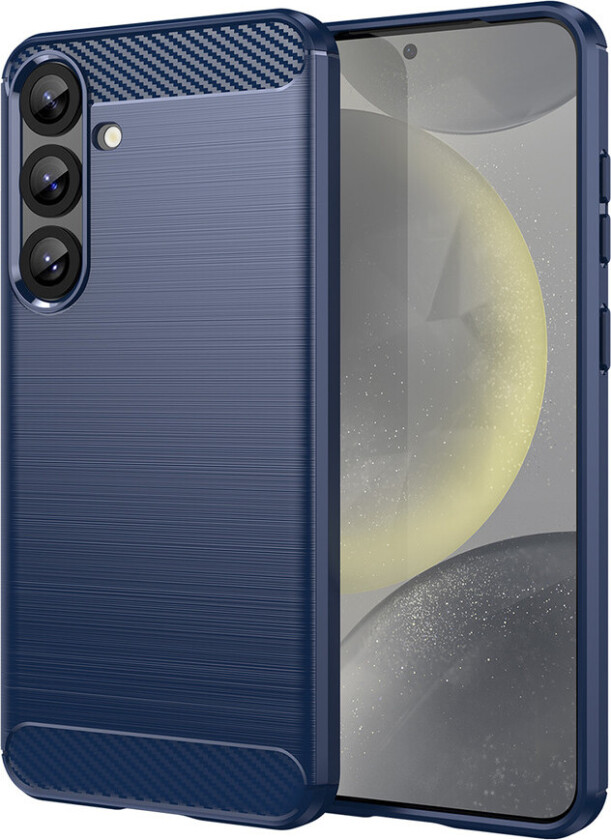 Carbon Deksel for Samsung Galaxy S25+ - Blå