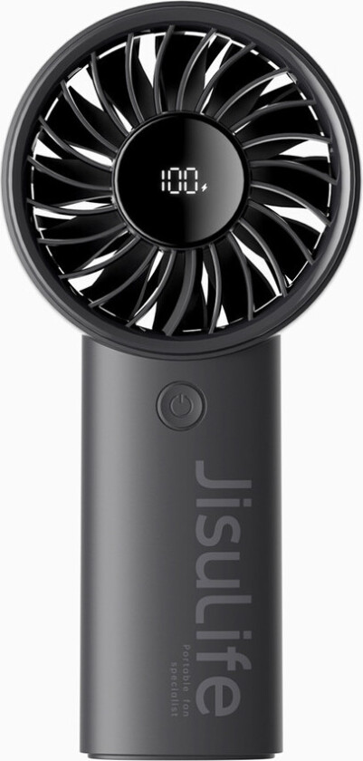 Jisulife Life4 Mini Håndholdt Vifte - 3600mAh, USB-C - Svart