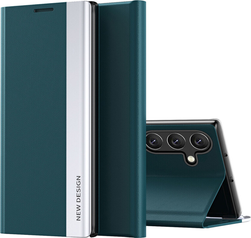 Sleep Pro Flipdeksel for Samsung Galaxy S25 - Grønn