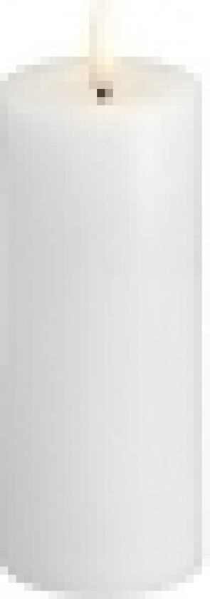 LED kubbelys - i hvit - med silkelook - 49x125