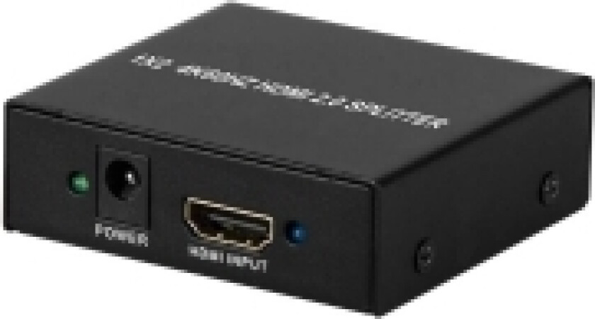 MicroConnect HDMI 4K Splitter 1 to 2 Ultra Slim - Video/lyd-splitter - 2 x HDMI - stasjonær