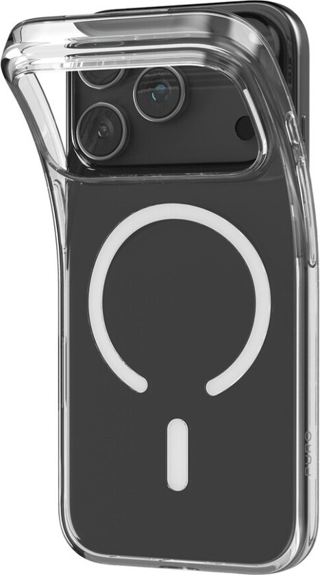 0.3 Mag Ultra-Slim TPU MagSafe Deksel for iPhone 17 Pro Max - Gjennomsiktig