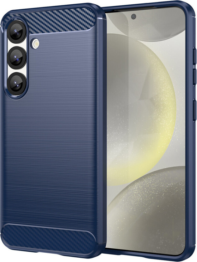 Carbon Deksel for Samsung Galaxy S25 Edge - Blå