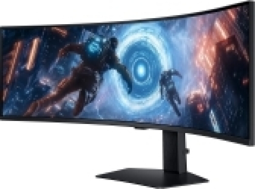 Odyssey G9 S49FG912EU - G91F-serien - LED-skjerm - spill - buet - 49 - 5120 x 1440 Dual Quad HD @ 144 Hz - VA - 350 cd/m² - 2500:1 - DisplayHDR 600 - 1 ms - 2xHDMI, DisplayPort - svart