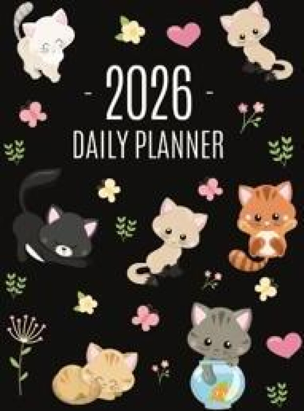 Cats Daily Planner 2026
