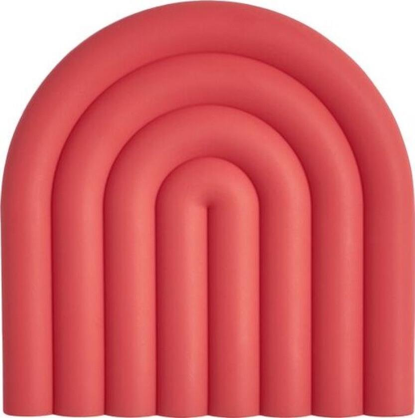 Rainbow bordbrikke 15x15 cm Cherry red