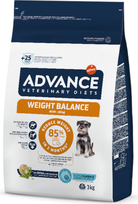 Advance Veterinary Diets Weight Balance Mini - 3 kg