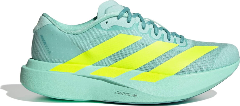Adizero Evo SL Dame Semi Flash Aqua/Lucid Lemon/Mint Ton 36