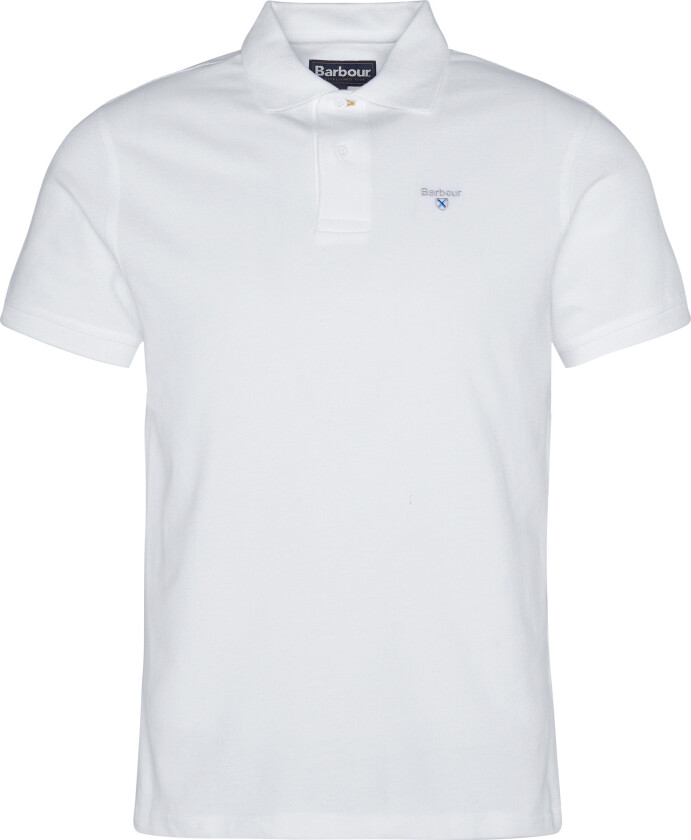 Men's Sports Polo Shirt White
