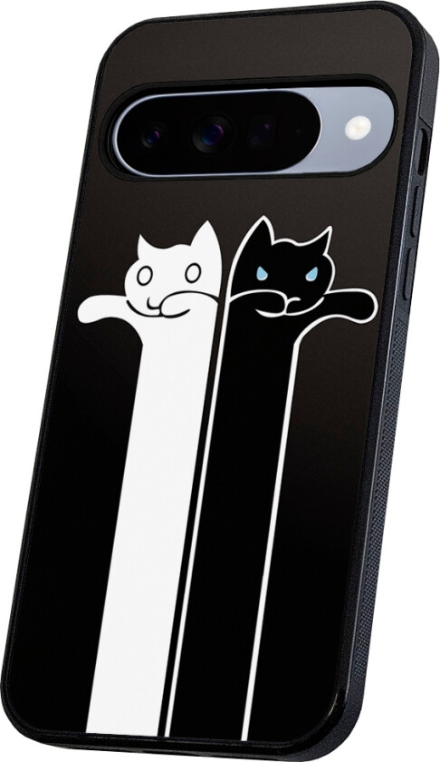 Google Pixel 10/10 Pro - Deksel/Mobildeksel Avlange Katter