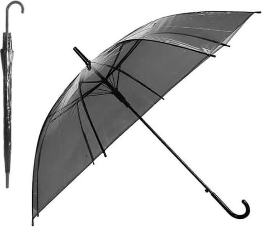 Aptel Folding PARASOL Paraply 91cm transparent svart BQ13G