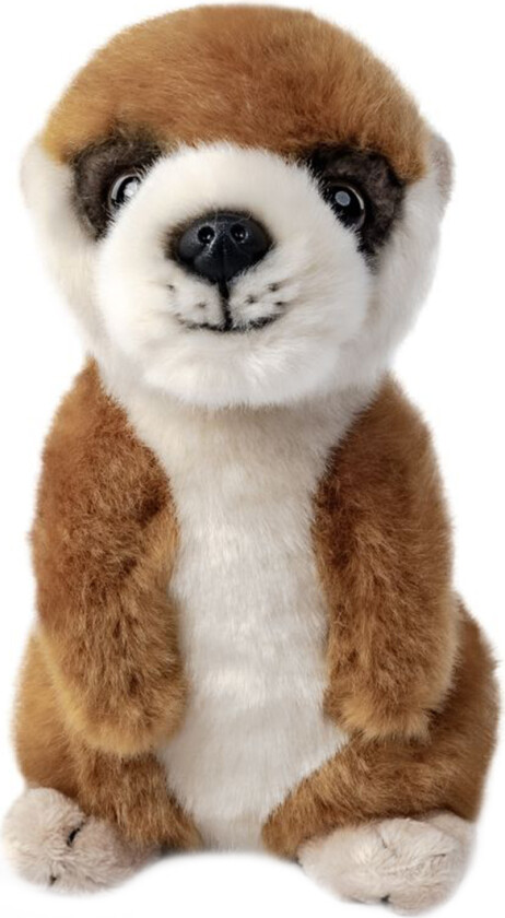 Kosedyr - 17x9 cm - Baby Surikat - Brun/Beige - - OneSize - Kosedyr