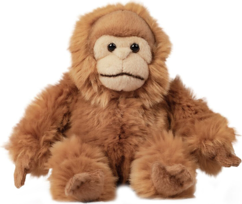 Kosedyr - 16x13 cm - Baby Orangutang - Brun - - OneSize - Kosedyr