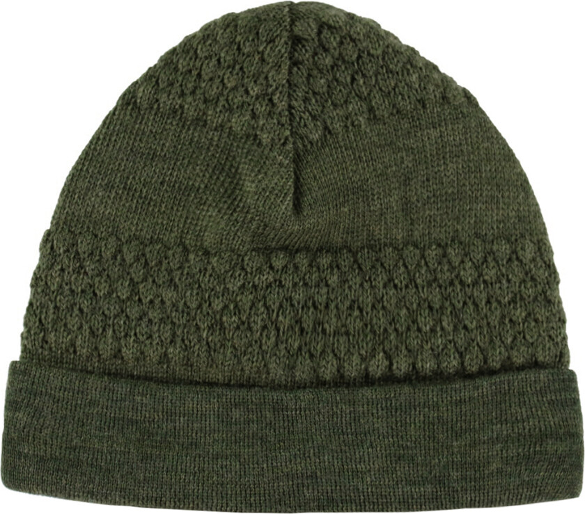 Lue - Ull - Mose Grønn - - 41 cm - Lue