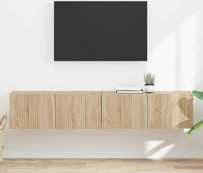 TV Veggskap 2 pcs Sonoma 60 x 31 x 29.5 cm Konstruert tre