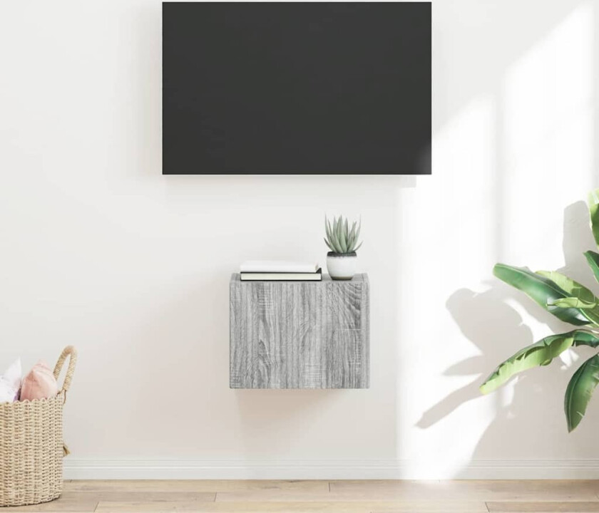 TV Veggskap Grå Sonoma 60 x 31 x 29.5 cm Konstruert tre