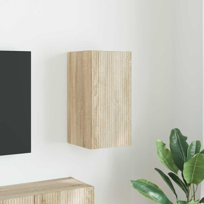 TV Veggskap Veggmontert Sonoma 30 x 31 x 60 cm Konstruert tre